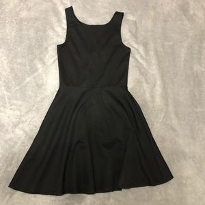 Black mini dress